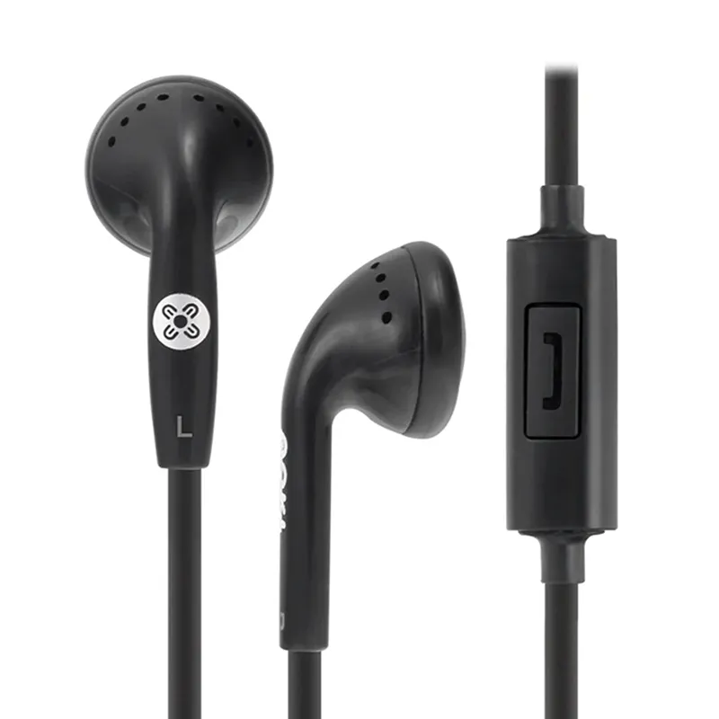 Moki Mic Earphones Black-ACC HPMCMB