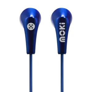 Moki Metallics Earphone Blue-ACC HPMLCB