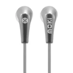 Moki Metallics Earphone Silver-ACC HPMLCS