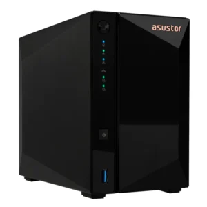 Asustor Drivestor 2 Pro AS3302T V2 2-Bay Diskless NAS Realtek RTD1619B Quad-Core CPU 2GB RAM
