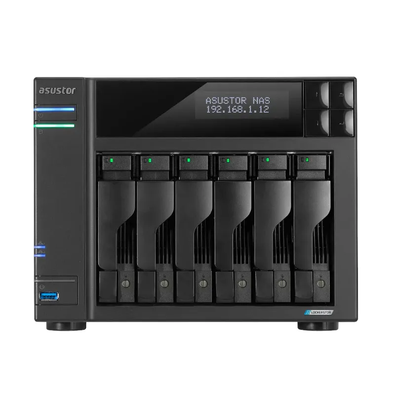 Asustor Lockerstor 6 Gen2 6-Bay NAS Celeron N5105 Quad-Core CPU 8GB RAM - AS6706T V2
