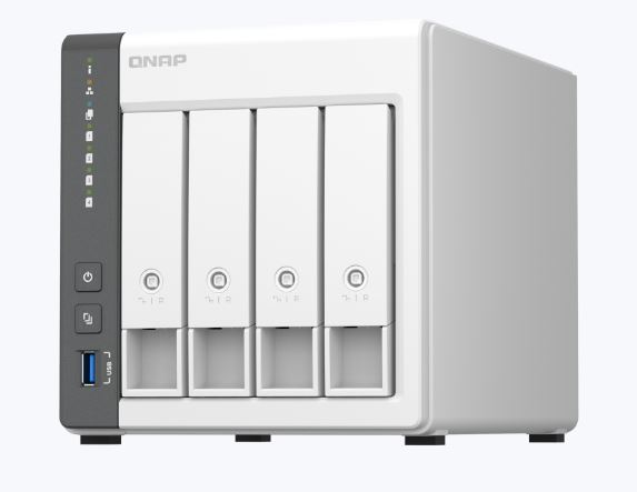 QNAP TS-433-4G Tower 4 Bay NAS, ARM 4 Core, 4GB RAM