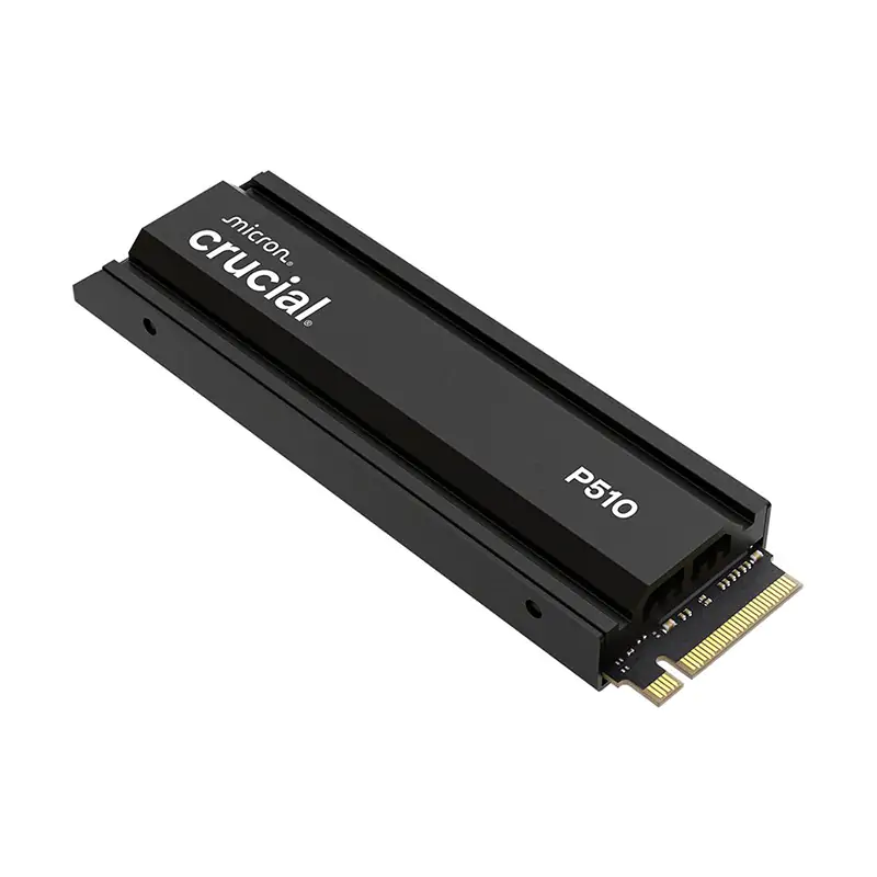 CT2000P510SSD5-3 Crucial P510 2TB PCIe Gen5 M.2 2280 NVMe SSD with Heatsink-CT2000P510SSD5