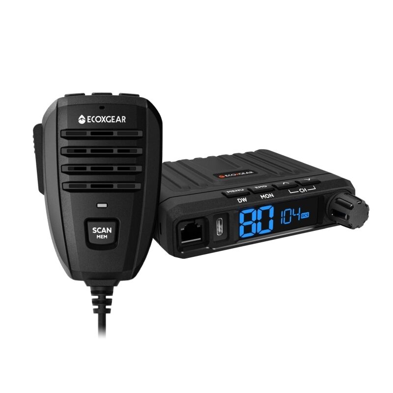 Ecoxgear Super Compact Exg1000 5.0w Uhf Cb Fixed Mount Radio