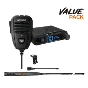 Ecoxgear 5 Watt Super Compact UHF CB Handheld Radio(Value Pack)EXG1000-VPK