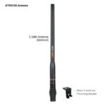 ECOXGEAR EXG3000 5W Compact Fixed Mount UHF Radio with Multi-Colour LCD Display (4X4 Pack)