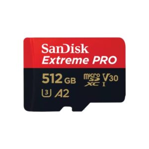 SanDisk Extreme Pro 512GB UHS-I V30 U3 A2 MicroSDXC Card-SDSQXCD-512G-GN6MA