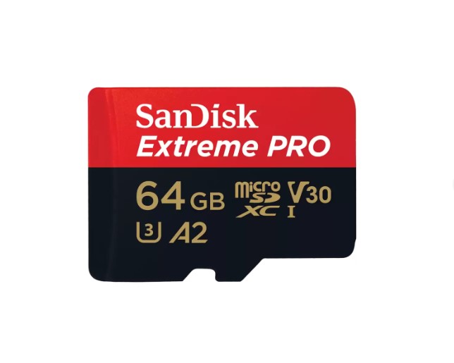 SanDisk Extreme PRO microSDXC UHS-I CARD - 64GB-SDSQXCU-064G-GN6MA