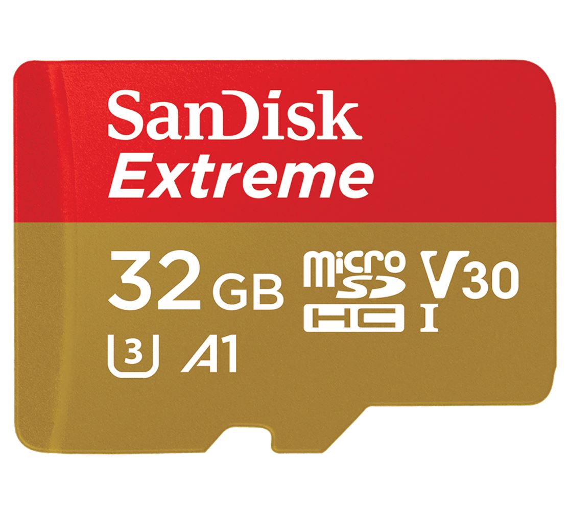SanDisk Extreme 32GB 100MB/s V30 MicroSDHC Card-SDSQXAF-032G-GN6AA