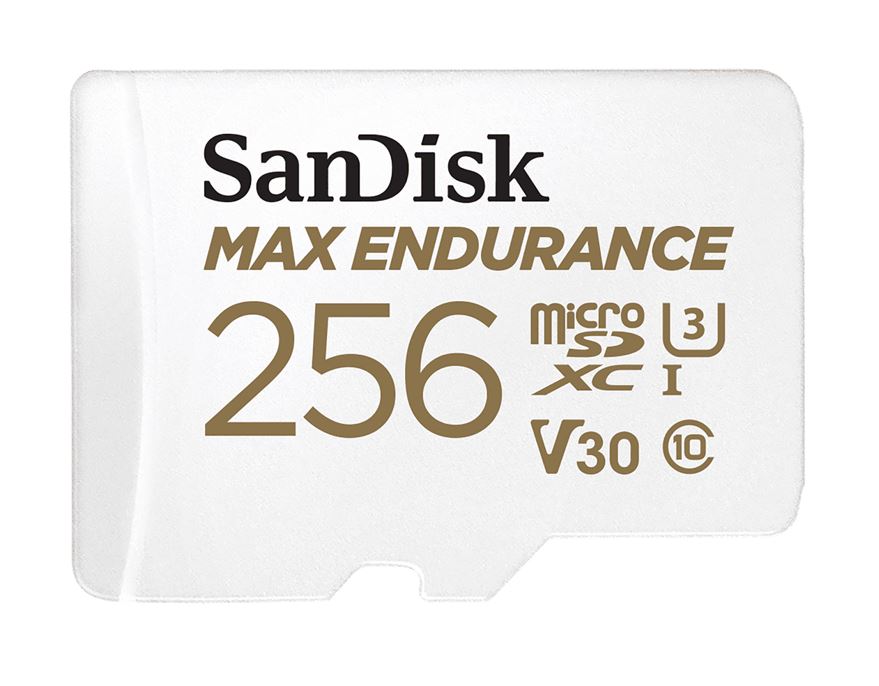 SanDisk Max Endurance MicroSD Card 256G Adaptor-SDSQQVR-256G-GN6IA