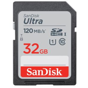 Sandisk 32GB Ultra SDHC UHS-I Class 10 UI 120MB/s-SDSDUN4-032G-GN6IN