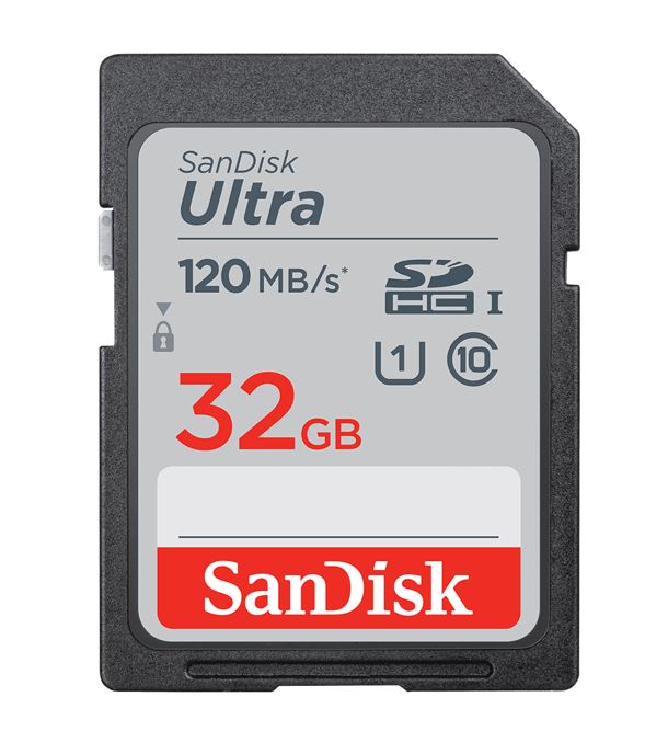 Sandisk 32GB Ultra SDHC UHS-I Class 10 UI 120MB/s-SDSDUN4-032G-GN6IN
