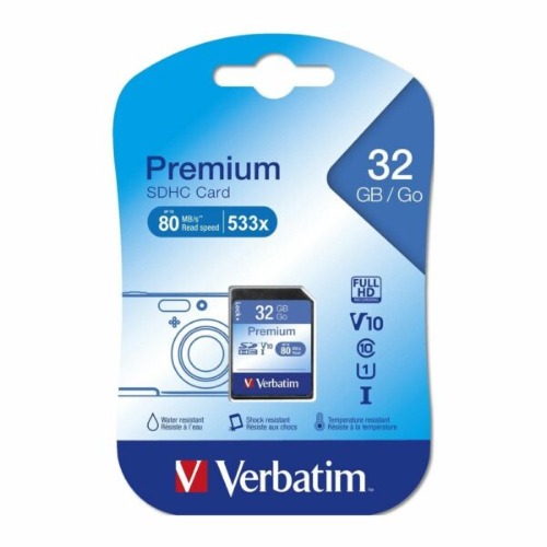 Verbatim Premium Memory Card 32 GB SDHC Class 10-43963