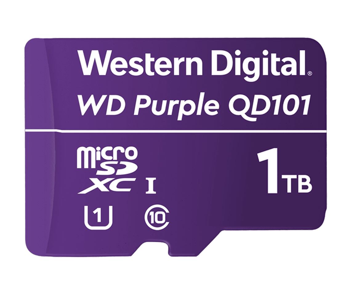 Western Digital 1000GB (1TB) Purple MicroSD Card-WDD100T1P0C-85AEL0