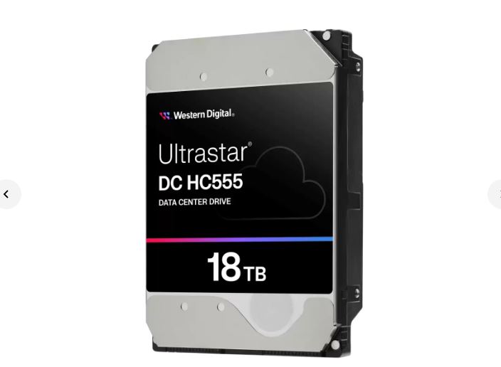 WD Ultrastar 18TB 3.5" SAS HC555 Data Center Hard Drive-0B47747