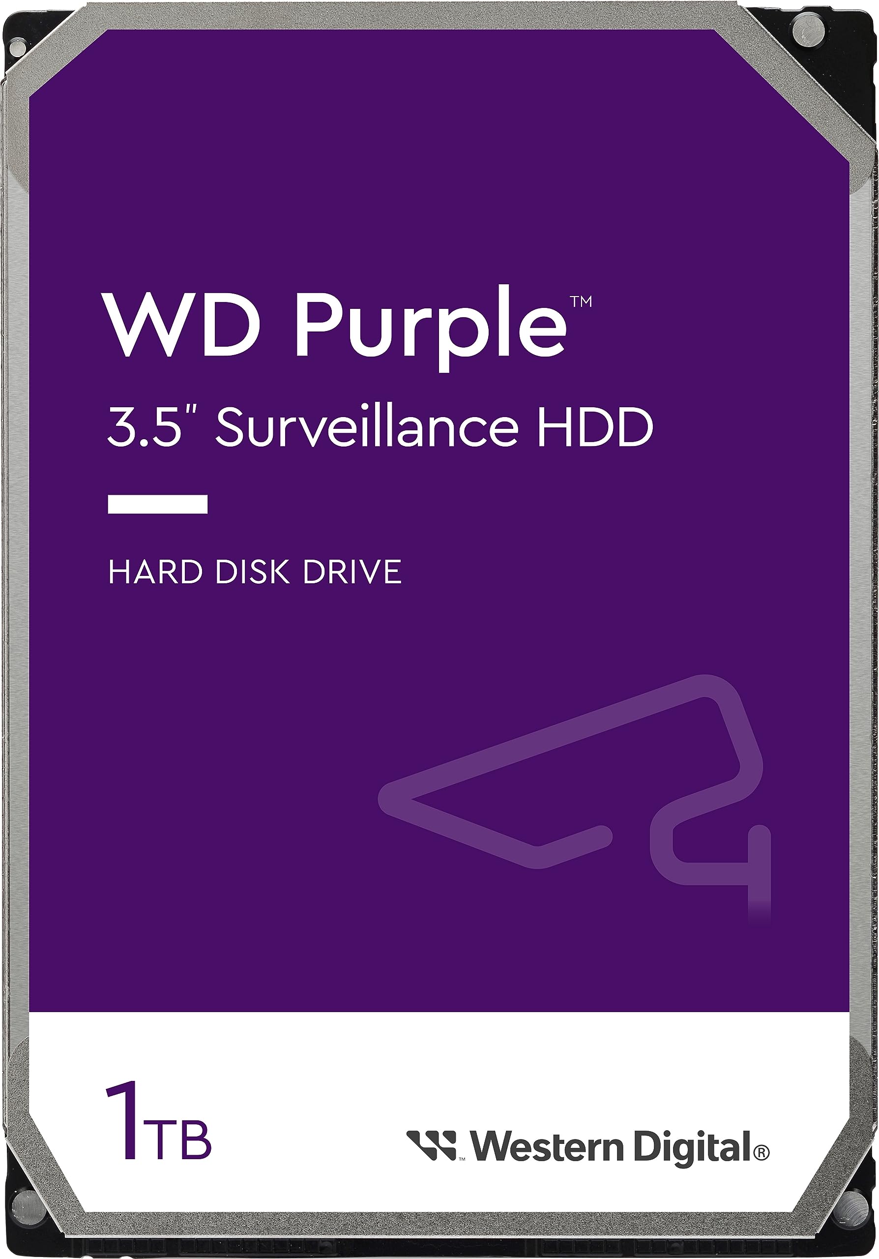 HAWD-WD11PURZ.jpg Western Digital WD WD11PURZ 1TB Purple 3.5" SATA 6Gb/s 64MB Surveillance Hard Drive - Image 1