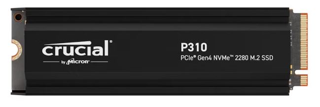 Crucial P310 2TB PCIe 4.0 M.2 NVMe 2280 SSD with Heatsink-CT2000P310SSD5