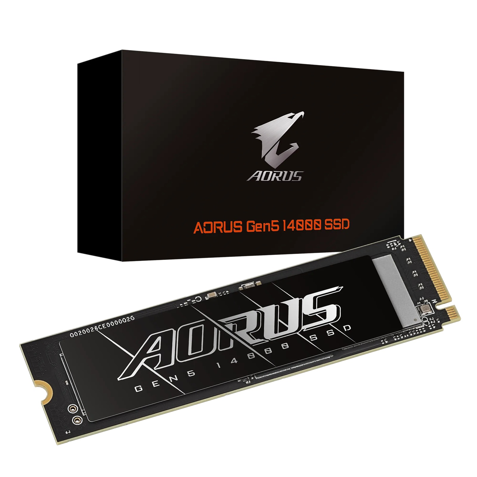Gigabyte AORUS Gen5 14000 SSD 2TB PCIe5x4 NVMe2.0 M.2-SSD AG514K2TB M2 2TB
