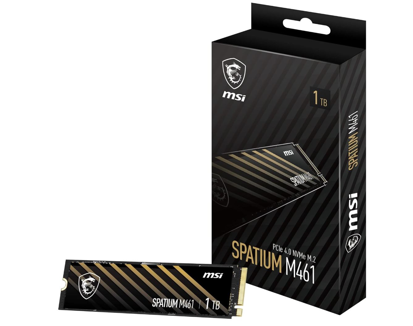 MSI Spatium M461 1TB PCIe M.2 NVMe SSD-MSI SPATIUM M461 1TB