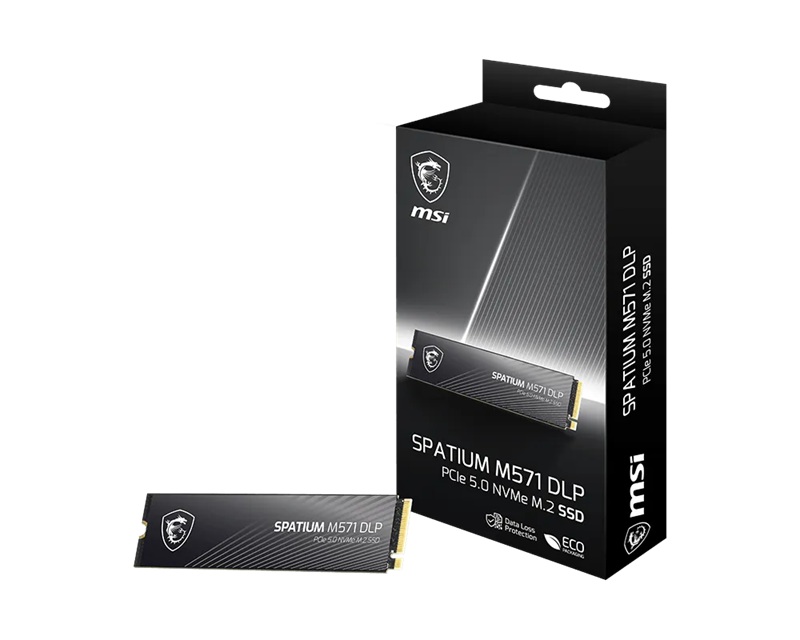 MSI SPATIUM M571 DLP PCIe 5.0 NVMe M.2 2TB, M.2 2280, PCIe Gen5x4 NVMe 2.0