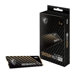 MSI SPATIUM M470 PRO PCIe 4.0 NVMe M.2 1TB SSD