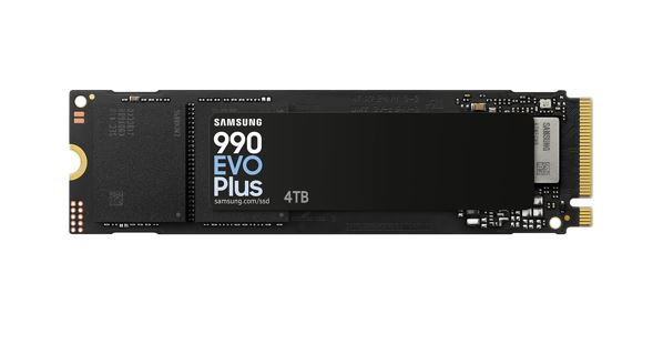 Samsung 990 EVO Plus 4TB PCIe Gen5 NVMe SSD-MZ-V9S4T0BW