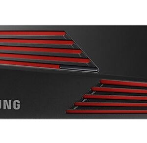 Samsung 990 Pro 1TB PCIe Gen4 M.2 2280 NVMe SSD with Heatsink-MZ-V9P1T0CW