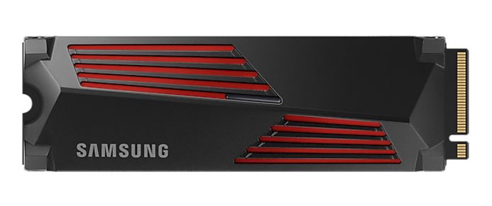 Samsung 990 Pro 1TB PCIe Gen4 M.2 2280 NVMe SSD with Heatsink-MZ-V9P1T0CW