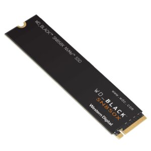 Western Digital WD Black SN850X 1TB Gen4 NVMe SSD for PS5-WDS100T2X0E-00BCA0