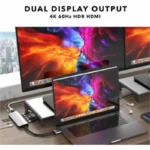 Hyper Viper HD392 USB-C Docking Station 4K Silver - Image 4