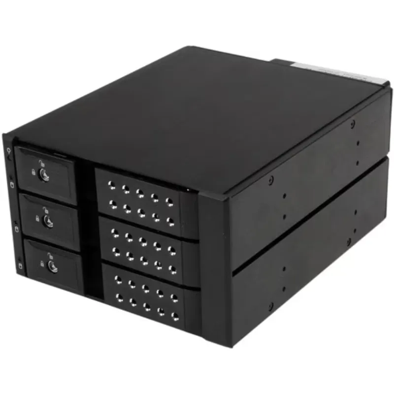 HSB3SATSASBA StarTech 5.25 inch SAS SATA Drive Enclosure HSB3SATSASBA