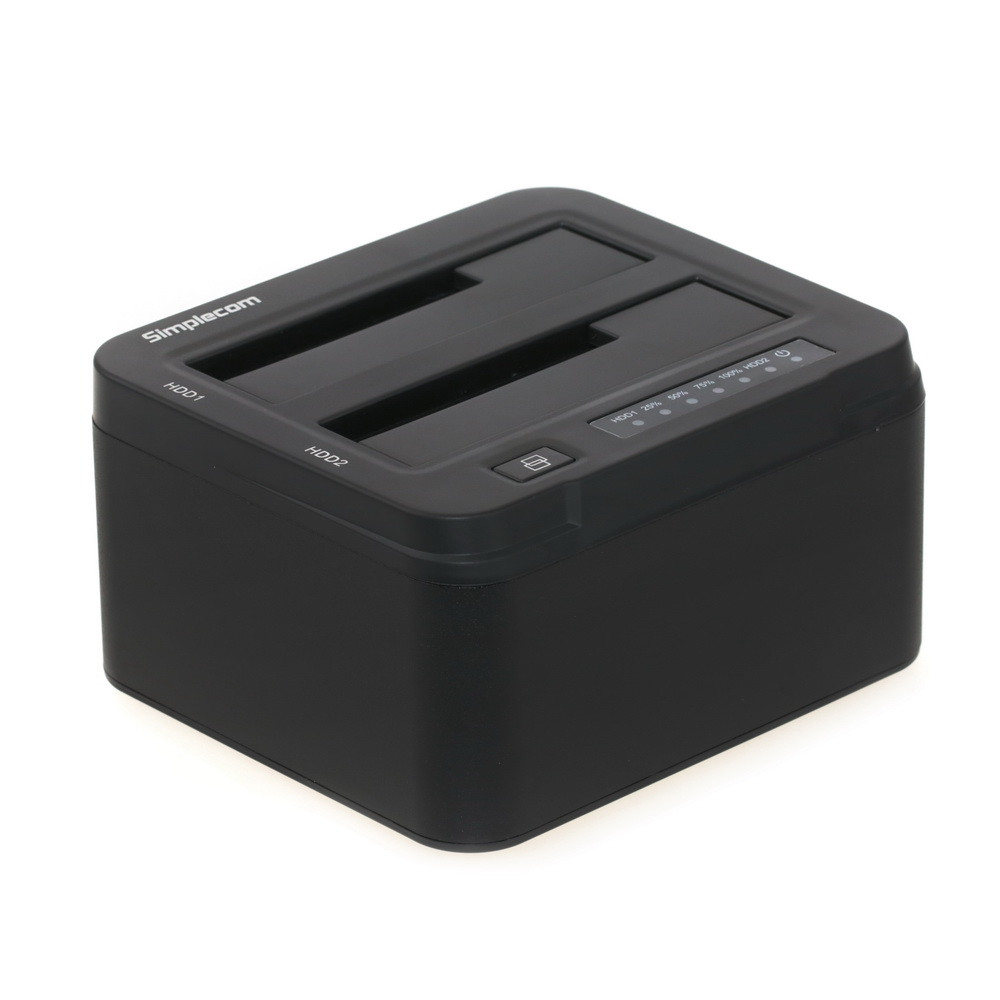 Simplecom SD322 Dual Bay USB 3.0 Docking Station-SD322-BLACK