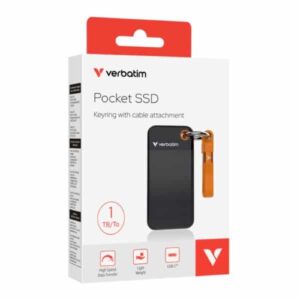 Verbatim 1TB Pocket SSD USB 3.2 Gen 2 1TB Black Orange-32193