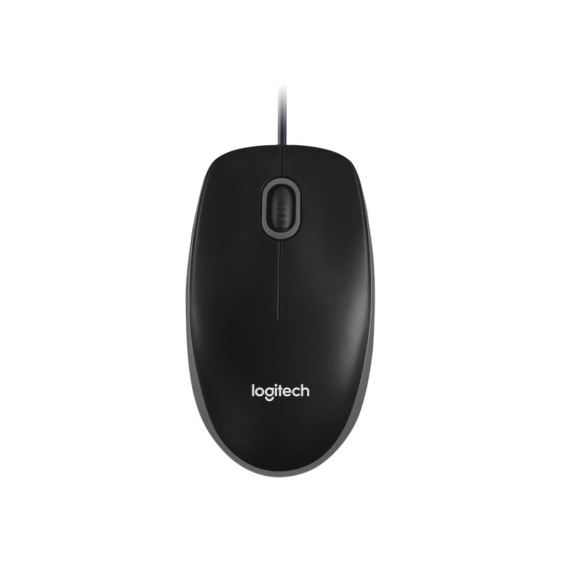 Logitech B100 Optical Wired USB Mouse-910-006605