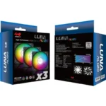 InWin Luna AL120 3 Pack ARGB Case Fans - LUNA AL120-3PK - Image 3