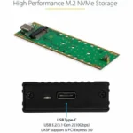 StarTech M.2 SSD USB-C Enclosure M2E1BMU31C