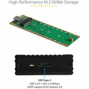 StarTech M.2 SSD USB-C Enclosure M2E1BMU31C