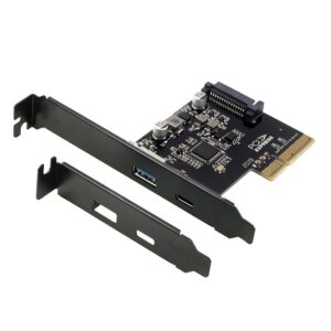 Simplecom EC312v2 PCIe x4 to 2-Port USB 3.2 Gen 2 USB-C & USB-A Expansion Card