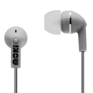 Moki Dots Noise Isolation Earbuds White-ACC HPDOTW