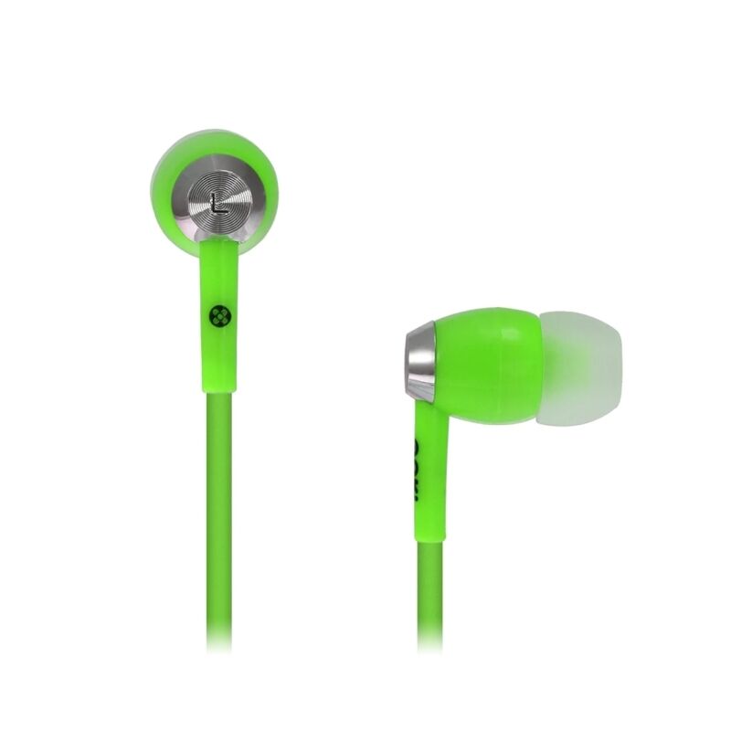 Moki Hyper Buds ACC-HPHBG Wired In-Ear Headphones - Green