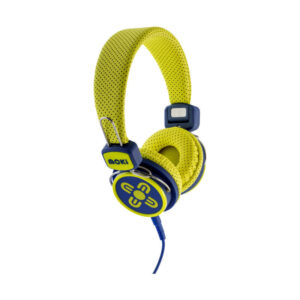 Moki Kids Safe Volume Limited Headphones-Yellow & Blue-ACC HPKSYB