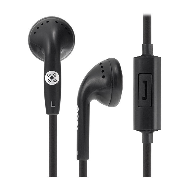 Moki Mic Earphones Black-ACC HPMCMB