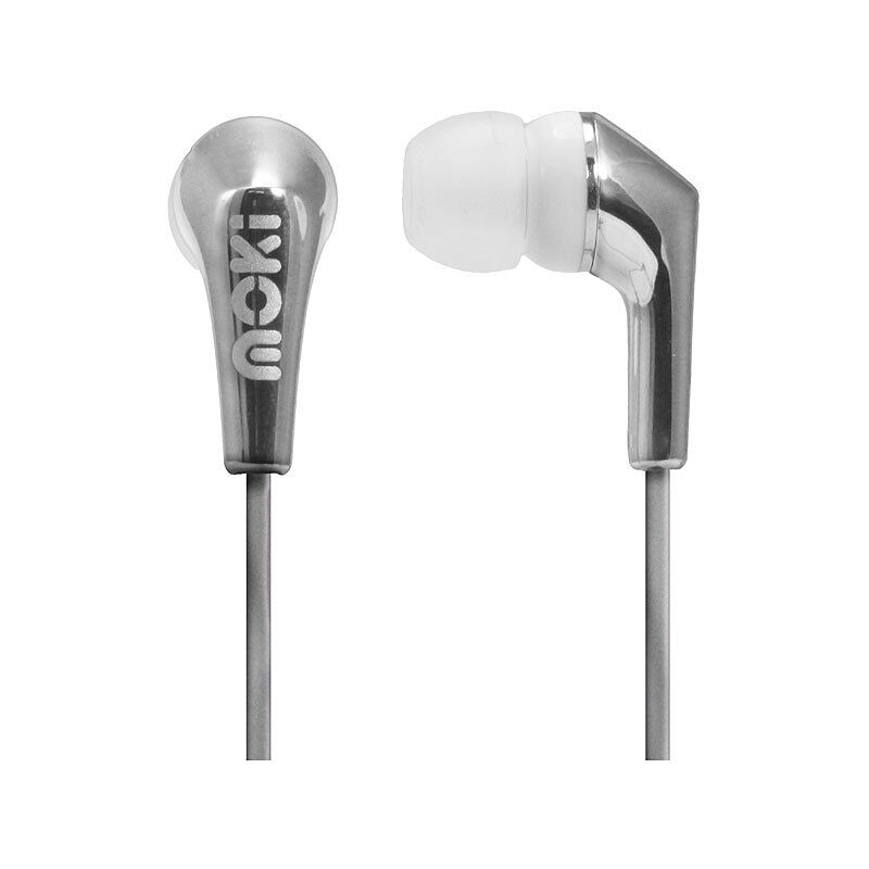 Moki Metallics Earphone Silver-ACC HPMLCS