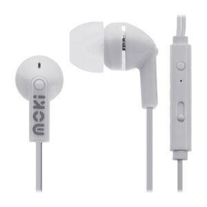Moki Noise Isolation Earbuds+Mic White-ACC HCBMW