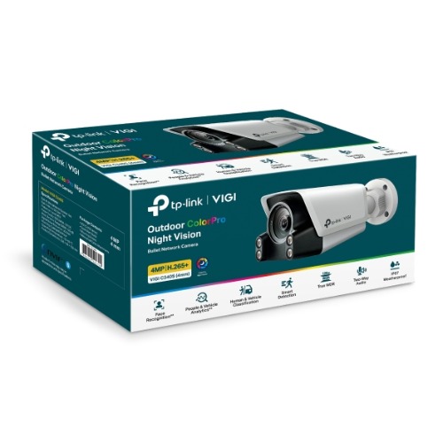 TP-Link VIGI C340S(4mm) Outdoor ColourPro Night Vision Bullet Network Camera