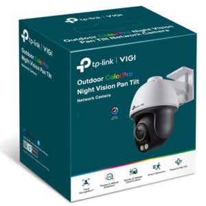 TP-Link VIGI 4MP Outdoor ColourPro Night Vision Pan Tilt Network Camera-VIGI C540S(4mm)