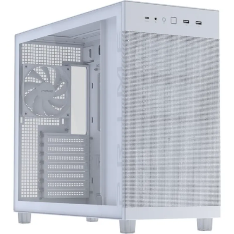 ASUS Prime AP303 TG White Computer Case - PRIME AP303 TG WHITE