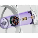 NZXT F120X RGB 120mm Performance Fan White - RF-U12PN-W1