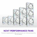NZXT F120X RGB 120mm Performance Fan White - RF-U12PN-W1