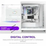 NZXT 140mm Performance RGB Case Fan - White- RF-U14PN-W1 - Image 8